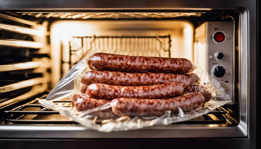 preserving and reheating kransky